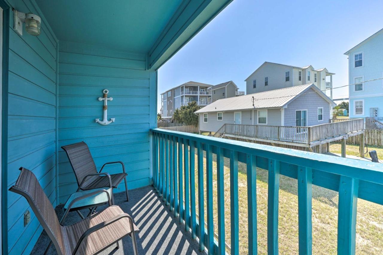 Condo With Balcony And Pool Walk To 2 Beach Accesses! 캐롤라이나비치 외부 사진