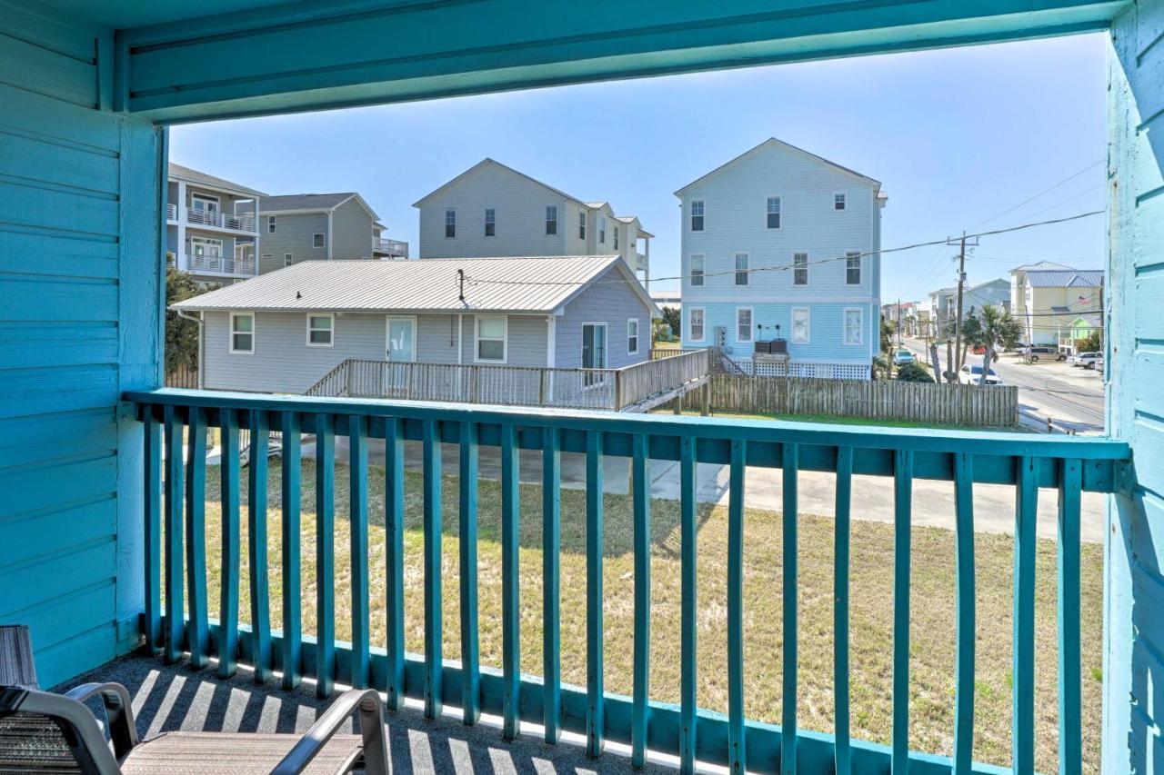 Condo With Balcony And Pool Walk To 2 Beach Accesses! 캐롤라이나비치 외부 사진